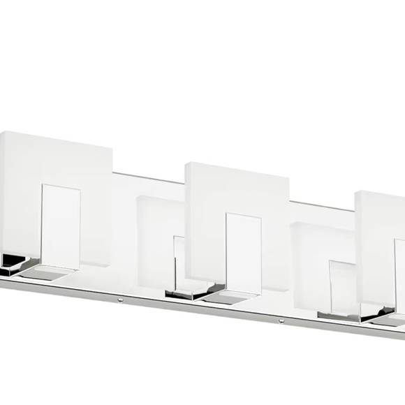 Modern Bathroom Vanity Light Fixture - Silver - Picture 2 of 5